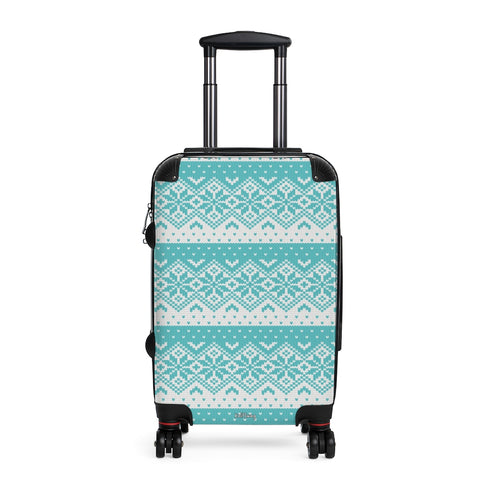 Fair Isle Knitting Cabin Suitcase